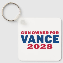 Gun Owner for Vance 2028 Nyckelring