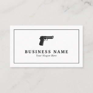 Gun Shop-Affärskortet Visitkort