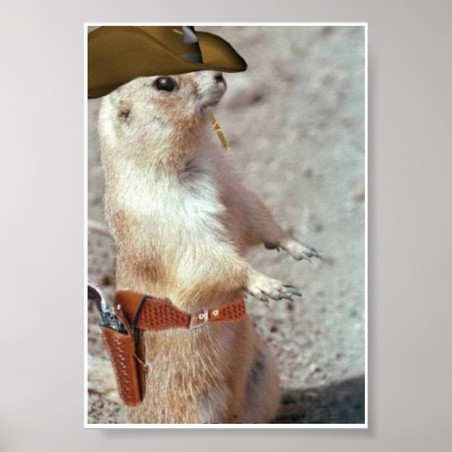 Gun Slinger Squirrel Poster (Framsidan)