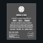 Gun Target, Gunsmith, Gunstore Advertising Flygblad<br><div class="desc">Gun Target,  Gunsmith,  Gunstore Advertising Flyers by the Affärskort Store.</div>
