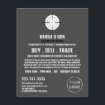 Gun Target, Gunsmith, Gunstore Advertising Flygblad<br><div class="desc">Gun Target,  Gunsmith,  Gunstore Advertising Flyers by the Affärskort Store.</div>