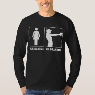 Gun-Totin Grandma - Funny Firearm Enthusiast Tee<b T Shirt
