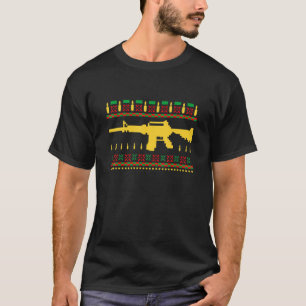 Gun Ugly Pappa farbror Gun jul T Shirt