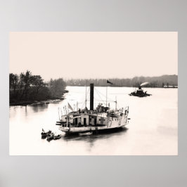 Gunboat och Monitor Poster