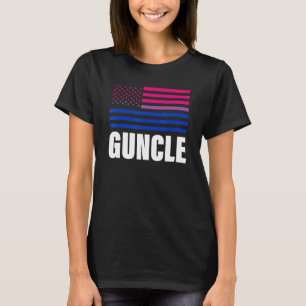 Guncle Bisexual Flagga Lgbt Gay pride T Shirt