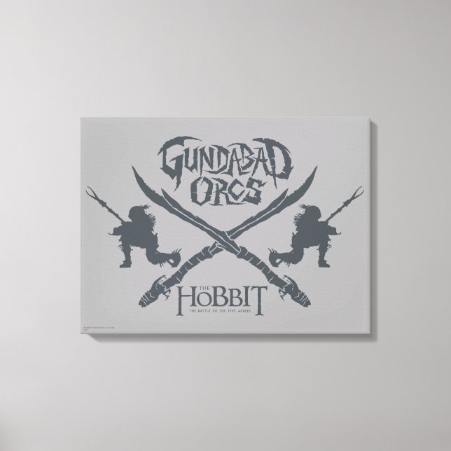 Gundabad Orcs filmsymbol Canvastryck (Framsida)