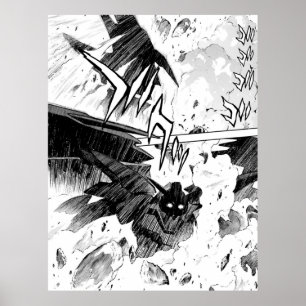 Gundam Deathscythe Fan Demon Poster