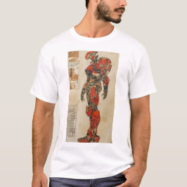Gundam i Takato Yamamoto Stil T-Shirt