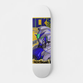Gundam-inspirerad skateboard-däck mini skateboard bräda 18,5 cm