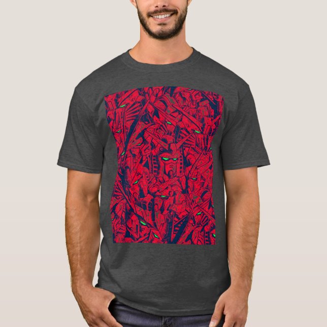 Gundam Kamouflage Magenta vän T Shirt (Framsida)