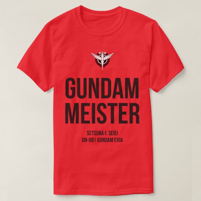 Gundam Meister T Shirt (Design framsida)