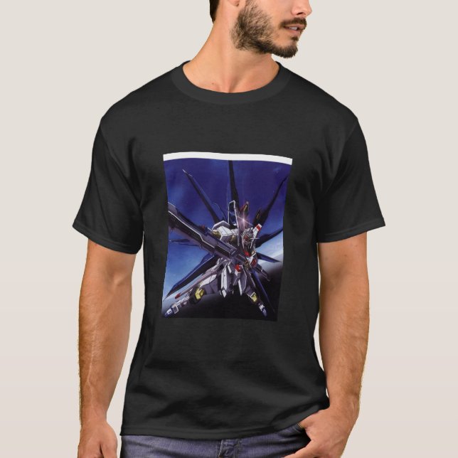 Gundam Seed Strejka Freedom Graphic T Shirt (Framsida)