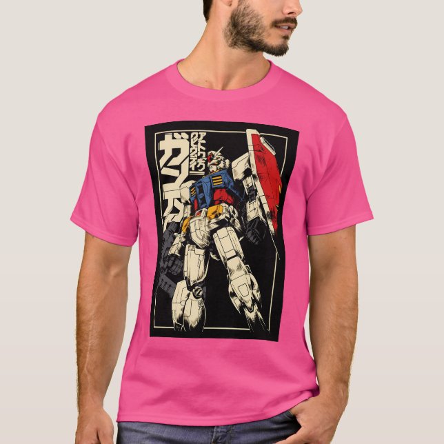 Gundam Vintage T Shirt (Framsida)