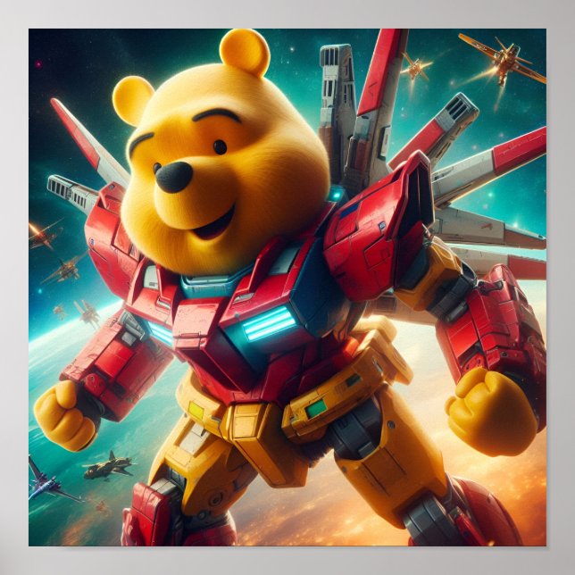 Gundam Winnie, Pooh 1 Poster (Framsidan)