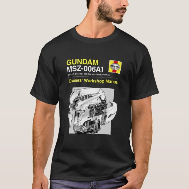 Gundam Zeta Plus - Owners Manual Essential T Shirt (Framsida)