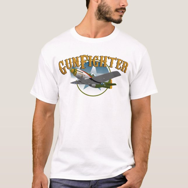 Gunfighter P51 Tee Shirt (Framsida)