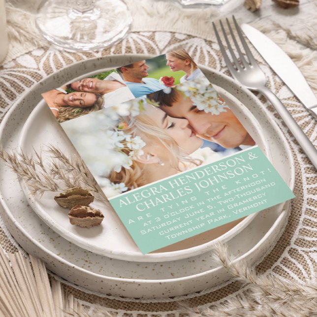 Gunga dina fototypografibröllop-inbjudningar inbjudningar (Skapare uppladdad)