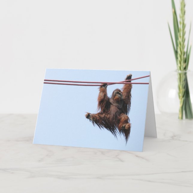 Gunga i det nya året helgkort (Framsida)