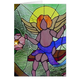 Gunga i fred hälsningskort