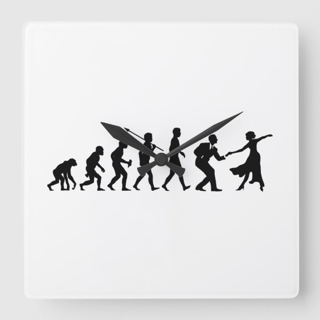 Gungadans Fyrkantig Klocka (Framsida)