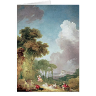 Gungan, c.1765 hälsningskort