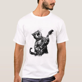 Gungande katt t shirt