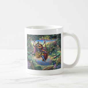 Gungatidsfördrivet - Radha och Krishna Kaffemugg