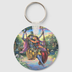 Gungatidsfördrivet - Radha och Krishna Nyckelring