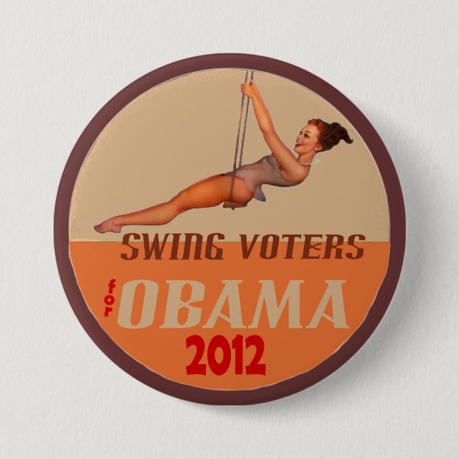 Gungaväljare för Obama 2012 Knapp (Framsida)