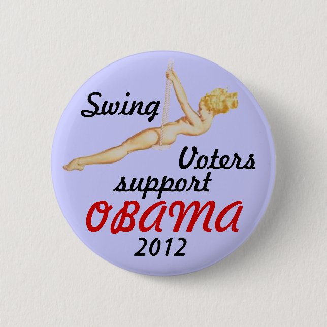 Gungaväljare för Obama 2012 Knapp (Framsida)