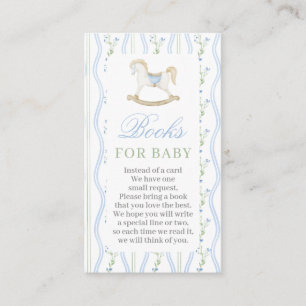 Gunghäst Babyshowerböcker för Babykort Tilläggskort