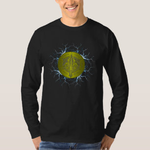 Gungnir Odins spjut Nordiska Vikinggudar Valknut S T Shirt