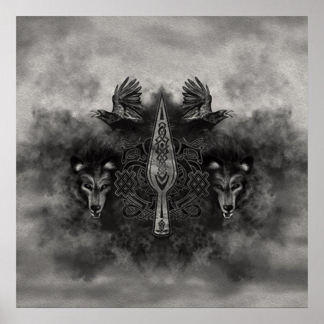 Gungnir - Spear of Odin Poster (Framsidan)