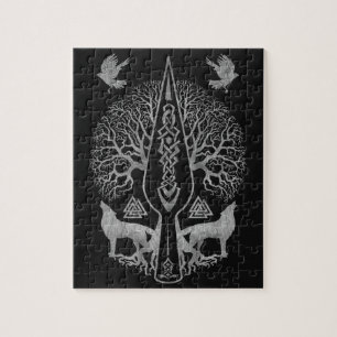 Gungnir - spjut av Odin och livets träd - Pussel