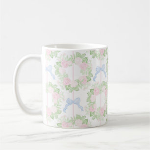 Gungtusenåriga Blommigten Wreaths Gingham Bows Mug Kaffemugg