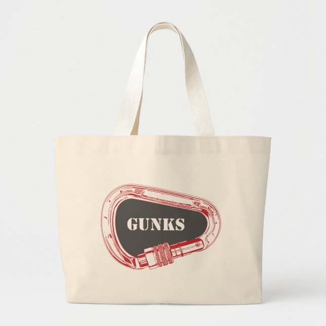 Gunks klättning Carabiner Jumbo Tygkasse (Framsidan)