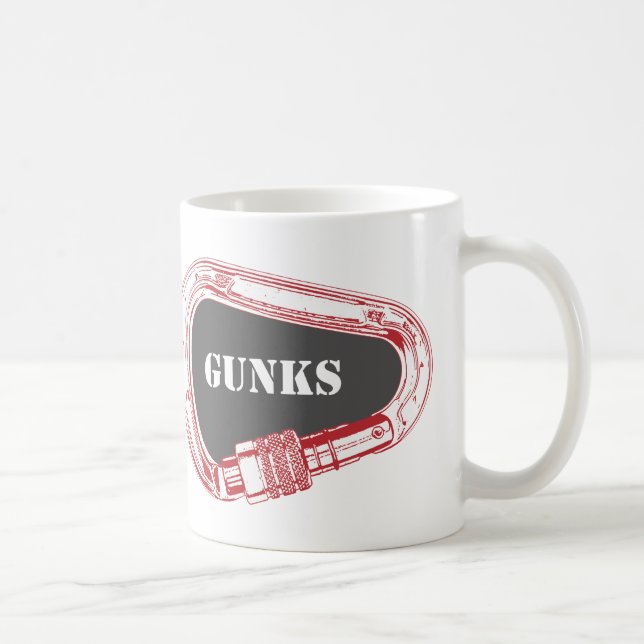 Gunks klättning Carabiner Kaffemugg (Höger)