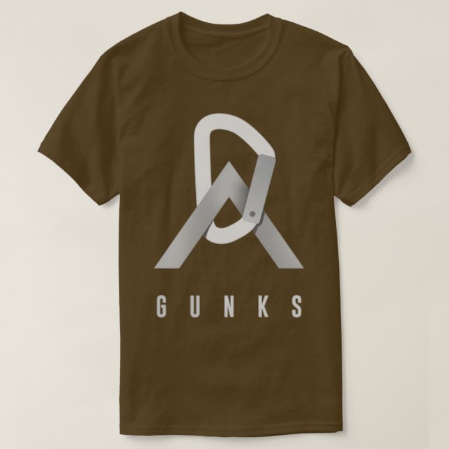 Gunks Mountain och Biner Icon T Shirt (Design framsida)