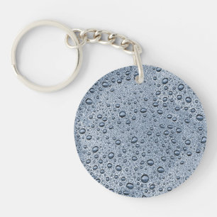 Gunmetal grått vatten droplets