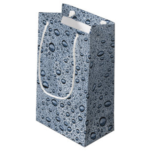 Gunmetal grått vatten droplets