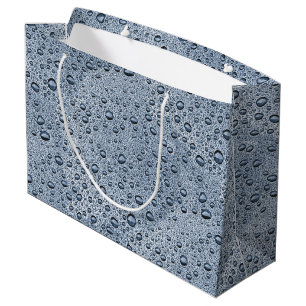 Gunmetal grått vatten droplets