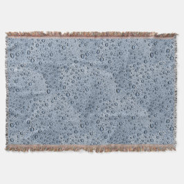 Gunmetal grått vatten droplets filt