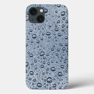 Gunmetal grått vatten droplets Fodral-Mate iphone 