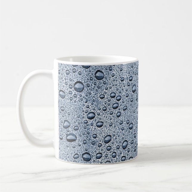 Gunmetal grått vatten droplets kaffemugg (Vänster)
