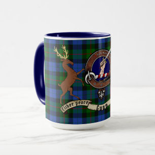 Gunn Klan Badge & Wrap Around Tartan Mugg