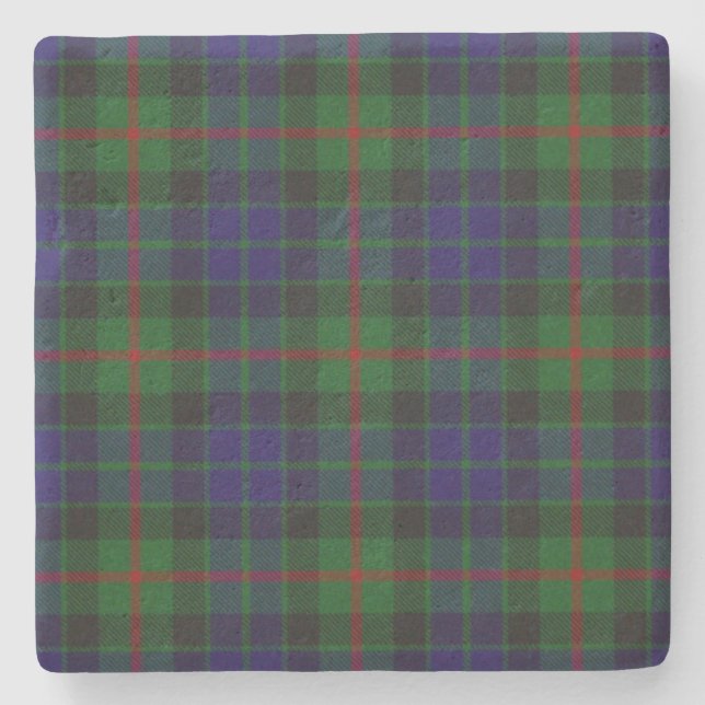 Gunn Klan Tartan Play Stone Underlägg Sten (Framsidan)