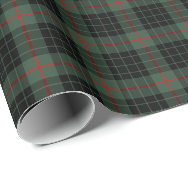Gunn Klan Tartan Presentpapper (Rullad Hörn)
