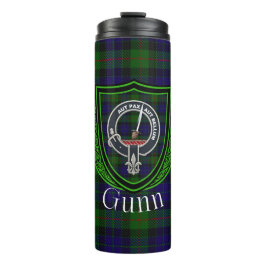 Gunn Scottish Clan Tartan & Crest