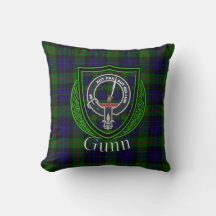 Gunn skotsk klan tartan & vapen