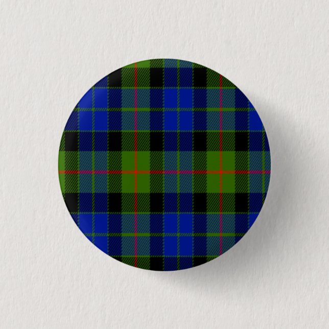 Gunn skottTartan Knapp (Framsida)